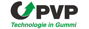 Logo PVP Technologie in Gummi